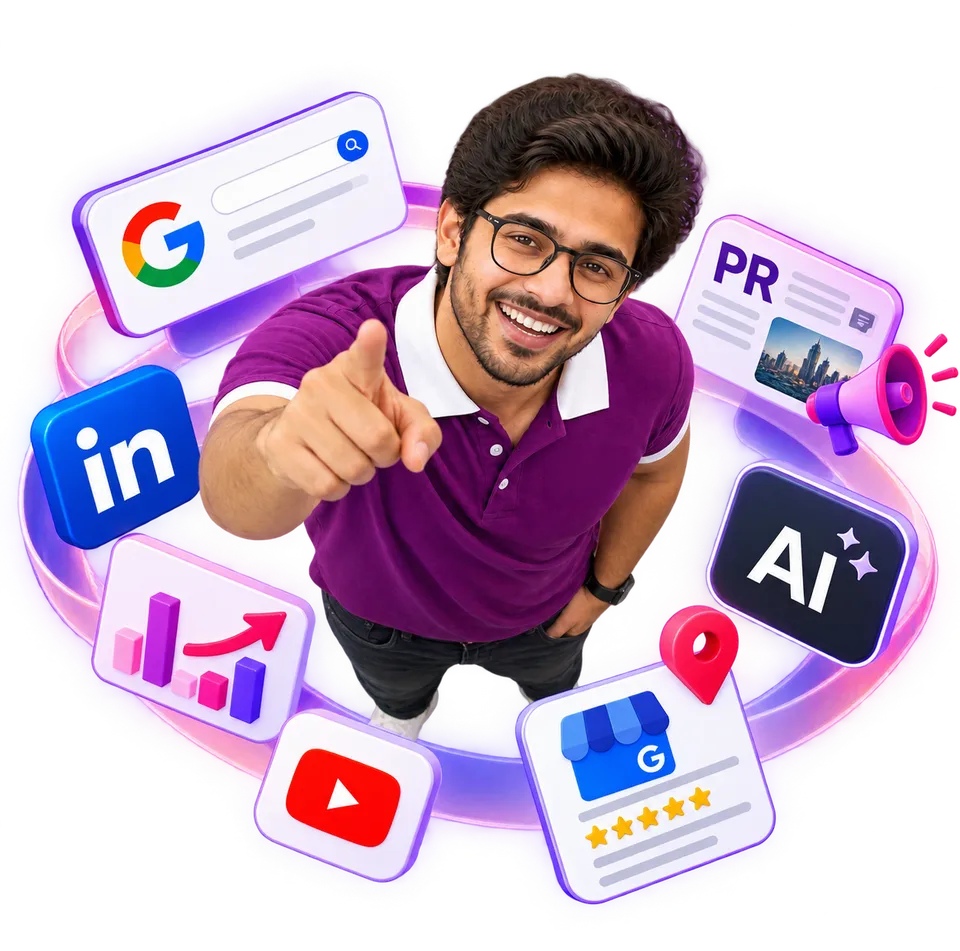 Brand Growth Campaign visual: Brand Authority Presence Across Platforms